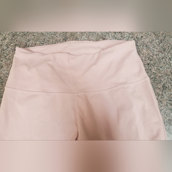 Core 10 1x plus pink lattice high waist yoga pants - Picture 5 of 7